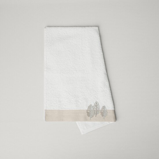 Linens Sylis Pamuk 50x85 Cm Yüz Havlusu Ekru