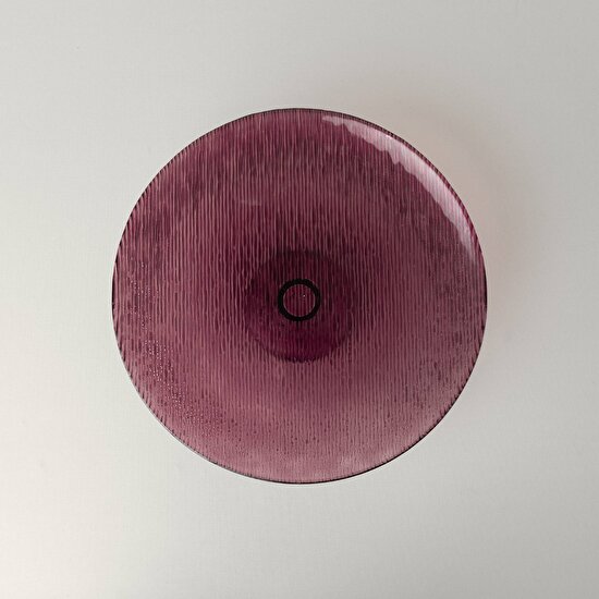 Linens Fine Ayaklı Servis 27 cm Mürdüm