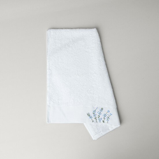 Linens Lunel Bambu 50x85 Cm Yüz Havlusu Beyaz