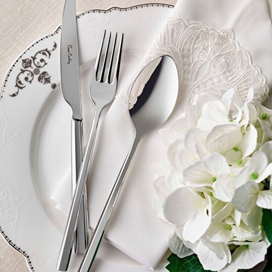 Pierre Cardin Saturn-2 84 Parça 12 Kişilik Çatal Bıçak Kaşık Seti