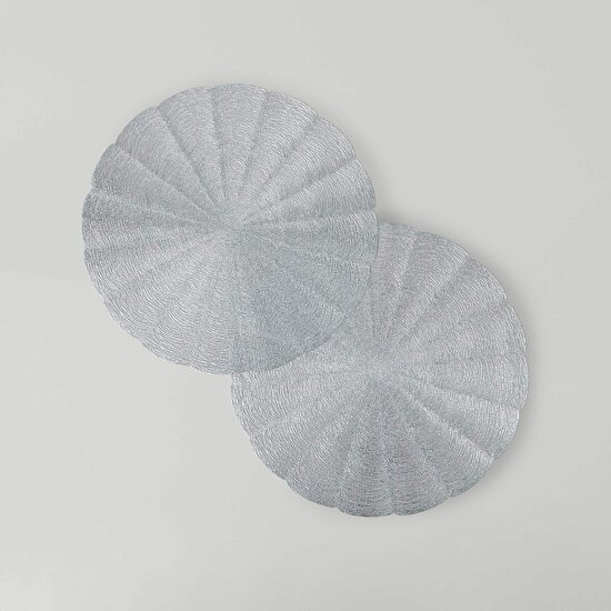 Linens Calla 2'li 38 cm Amerikan Servisi Gümüş